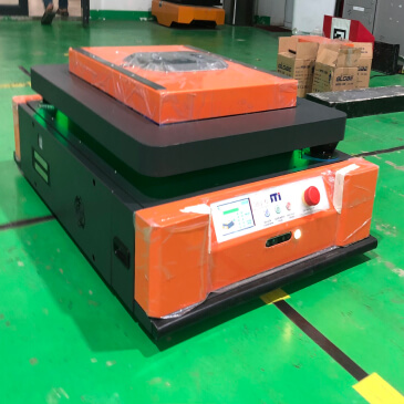AGV chuyển hàng tự động trong nhà máy công nghiệp 1 agv nang